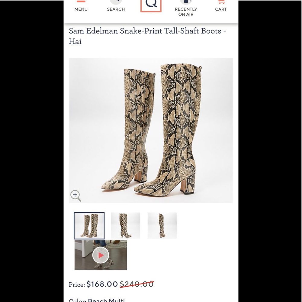 Sz 11 Sam Edelman Hai knee-high boots NWOT